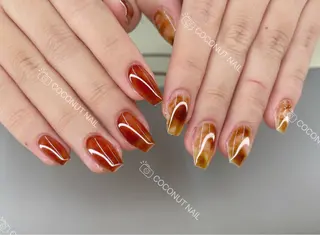 ネイル 神田 ココナッツのネイルデザイン