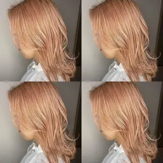 ミディアム カラー レイヤー×髪質改善 マネージャー安藤光司のヘアスタイル