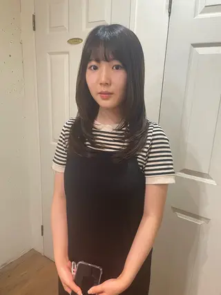 ロング YUKI 新宿カット パーマ/カラーのヘアスタイル