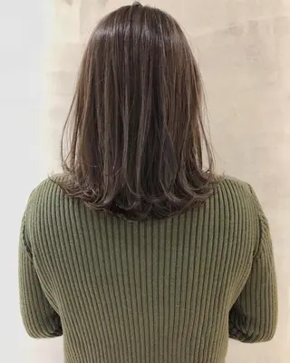 セミロング ボブ/縮毛矯正 🌟梅田盛一🌟のヘアスタイル