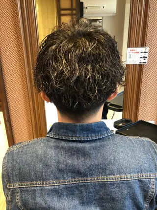 ショート パーマ メンズ 大人パーマ/ メンズ/神田正紀のヘアスタイル
