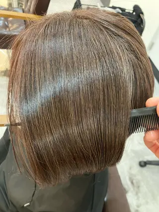 ショート カラー ヘアアレンジ キッズ 横浜関内髪質改善 re:Magoのヘアスタイル