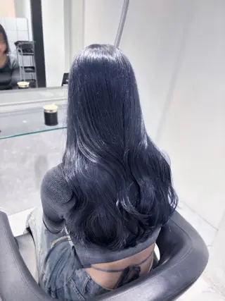 ロング カラー 表参道♡暗髪♡ 艶カラー♡アユミのヘアスタイル