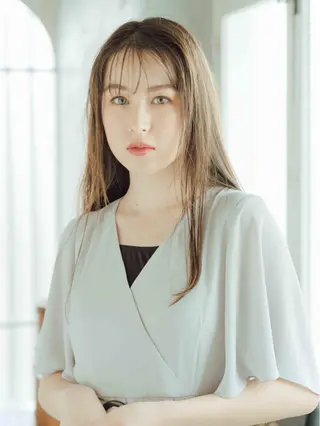 ロング カラー ヘアアレンジ 北九州美容室 🕊️わかな✂︎のヘアスタイル