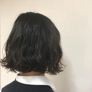 ミディアム パーマ ヘアアレンジ 【Sweep】おじま のぞみのヘアスタイル