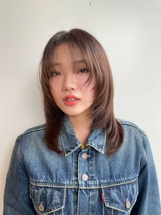 ミディアム 🎀レイヤー/パーマ カラー/ai🎀のヘアスタイル