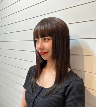 カラー 福井 咲羅のヘアスタイル