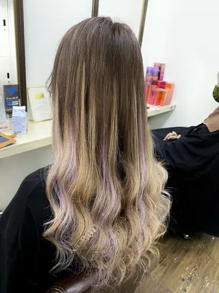 ロング IwAsh大和駅前店 河野亜里香のヘアスタイル