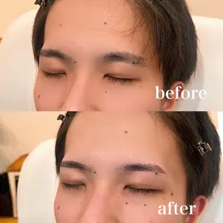 メンズ アイブロウ 八田 紗希の眉毛・アイブロウイメージ