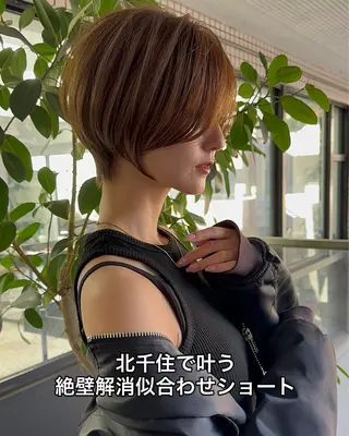 ショート カラー 似合わせショート/ 髪質改善✨遠田✨のヘアスタイル