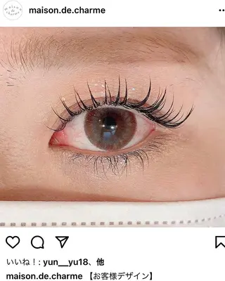 マツエク・マツパ Beaute YUMIのマツエク・マツパデザイン