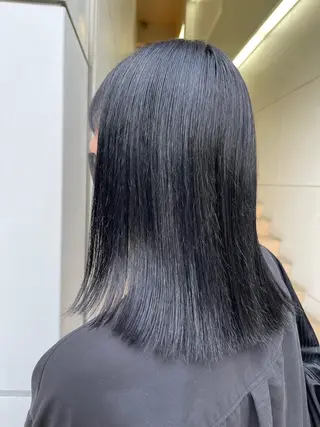 ミディアム カラー 高品質シールエクステ /艶髪/HIROのヘアスタイル