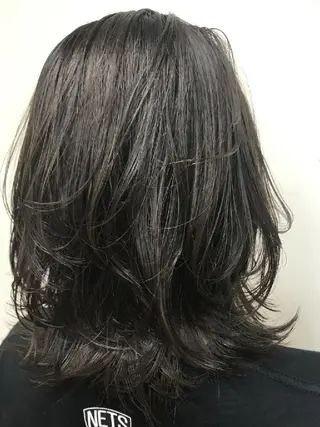 ミディアム MARRON 🍊mihoのヘアスタイル