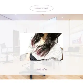 ロング カラー 平井 麗奈のヘアスタイル