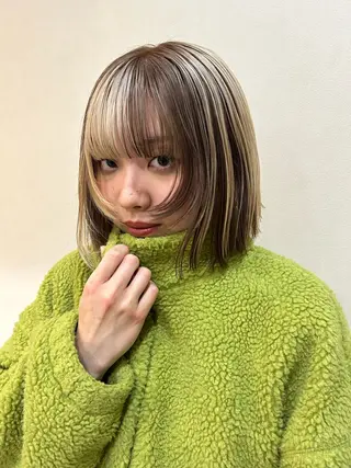 ショート ボブ/透明感カラー 🧸YUI❤️のヘアスタイル
