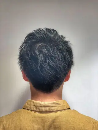 ショート カラー パーマ メンズ 美髪矯正 Rioのヘアスタイル