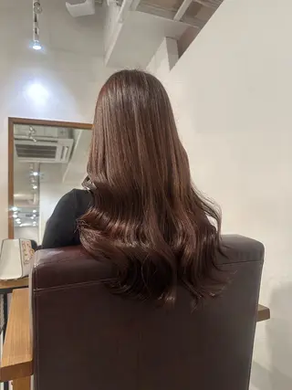 ロング カラー 安藤 聖麻のヘアスタイル