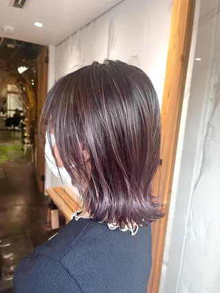ミディアム 野上 優子のヘアスタイル