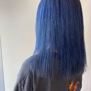 ロング カラー アクイールグラッセ 滝村鈴夏のヘアスタイル