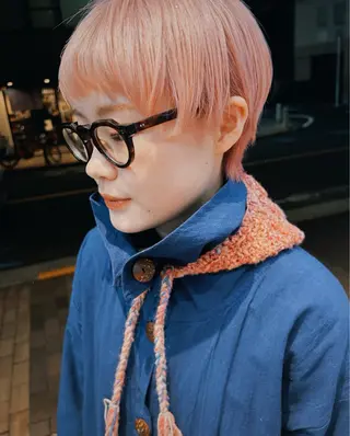 ショート カラー ✳︎透明感カラー✳︎ ボブ✳︎nanaのヘアスタイル