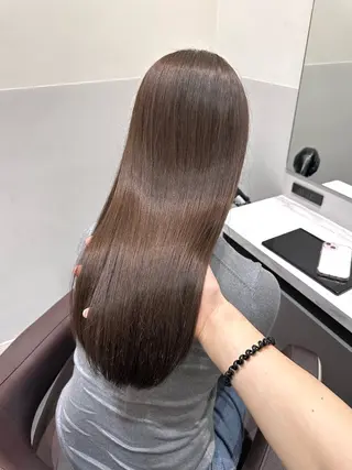 セミロング カラー 矢野 晃平のヘアスタイル