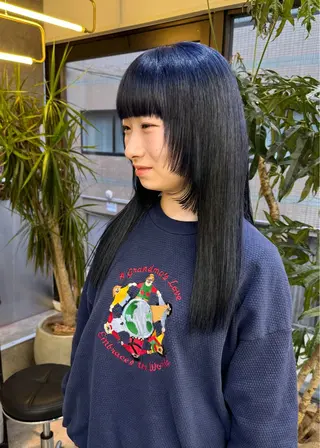 セミロング カラー Seeknext // Rukaのヘアスタイル