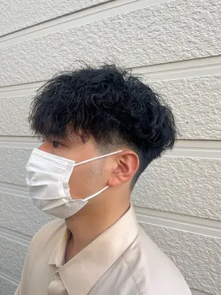 ショート パーマ メンズ 宮嶋 勇輔のヘアスタイル