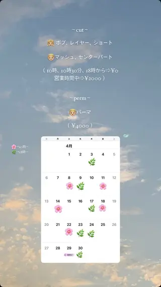 ショート パーマ メンズ momo 札幌美容師のヘアスタイル