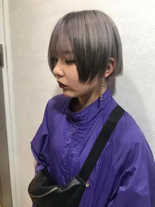 ショート カラー 🧡色落ちまで2度綺 麗なカラー🧡ヨシキのヘアスタイル