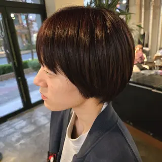 ショート ハヤシ マユ ✂ 府中美容室のヘアスタイル