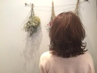 ミディアム カラー レイヤーカット✂️ 横浜No1♡下鳥翔子のヘアスタイル