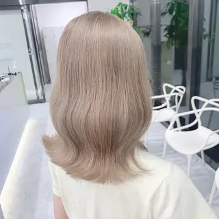 ミディアム カラー パーマ ヘアアレンジ メンズ 🤍透明感カラー🤍 似合わせ🤍AINEのヘアスタイル