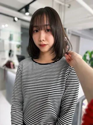 sena⌇ベージュ⌇ ブリーチなしWカラーのヘアスタイル