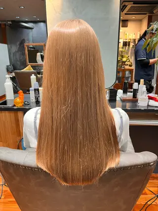 ロング DISCO HAIR sanc所属・木村 ときわのヘアスタイル