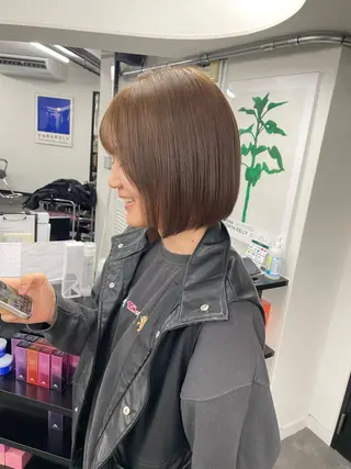 ショート 透明感🍨レイヤー ヘアセット/miyuのヘアスタイル