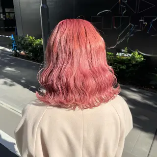 ミディアム カラー ゆう🫧 透明感/ハイトーンのヘアスタイル