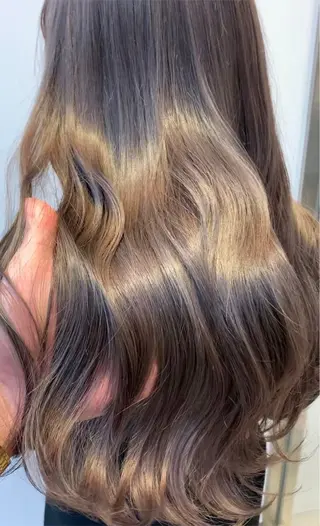 カラー 会社で浮かない ビジネスヘア/心斎橋のヘアスタイル