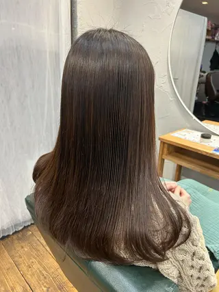 ロング カラー ヘアアレンジ 透明感ヘアカラー chiharuのヘアスタイル