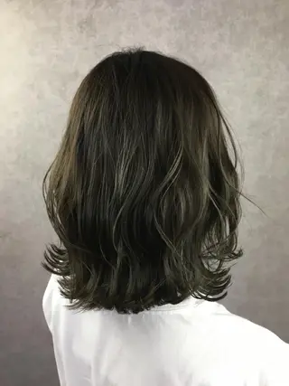 ミディアム カラー ツイストスパイラル パーマ✂︎ KYOUのヘアスタイル