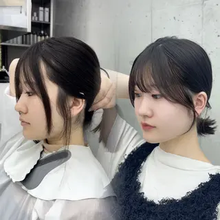 ミディアム mei / レイヤー 顔まわり 🤍のヘアスタイル