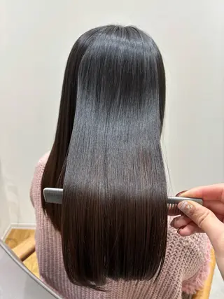 ロング 🤍美髪縮毛/髪質 改善/池上夏凜🤍のヘアスタイル