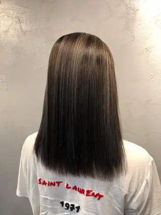 ミディアム カラー ベイリコルド　アトリ 店長　宮城一真のヘアスタイル