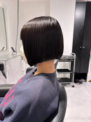 ショート カラー 表参道♡暗髪♡ 艶カラー♡アユミのヘアスタイル