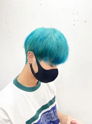 ショート カラー パーマ ヘアアレンジ 名古屋駅/トップス タイリスト/大黒拓哉のヘアスタイル