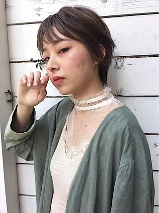 ショート 横田 美咲のヘアスタイル