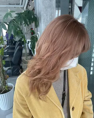 セミロング カラー ALLEN hair 京橋店のヘアスタイル