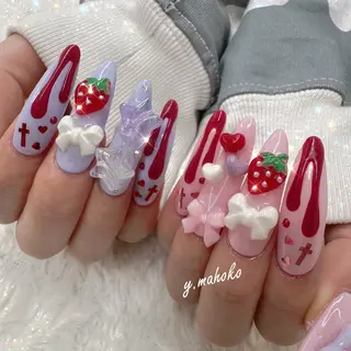 ネイル パラジェル有/ 長さだし/mahoのネイルデザイン