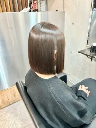 ショート カラー パーマ ショートボブ髪質改善 縮毛矯正のプロ山道潤のヘアスタイル