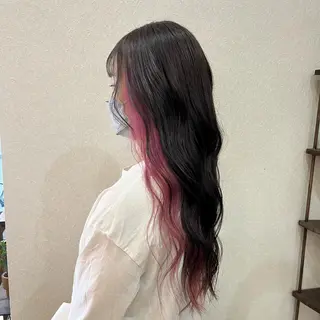 ロング カラー 教野 真央のヘアスタイル