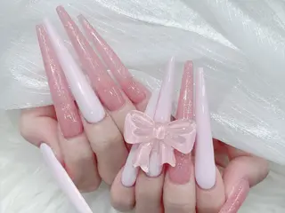 ネイル MoMoA Nail ネイル長さ出し専門店のネイルデザイン